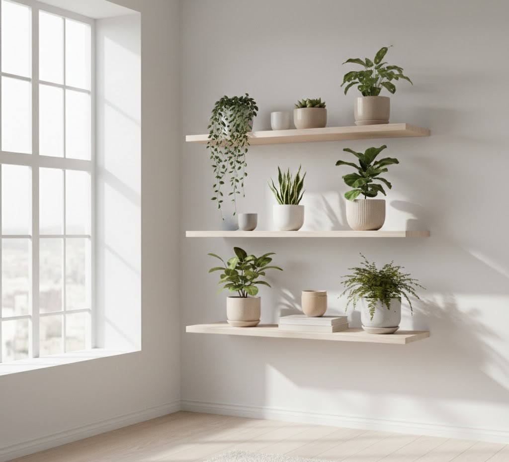 Living room plant gallery